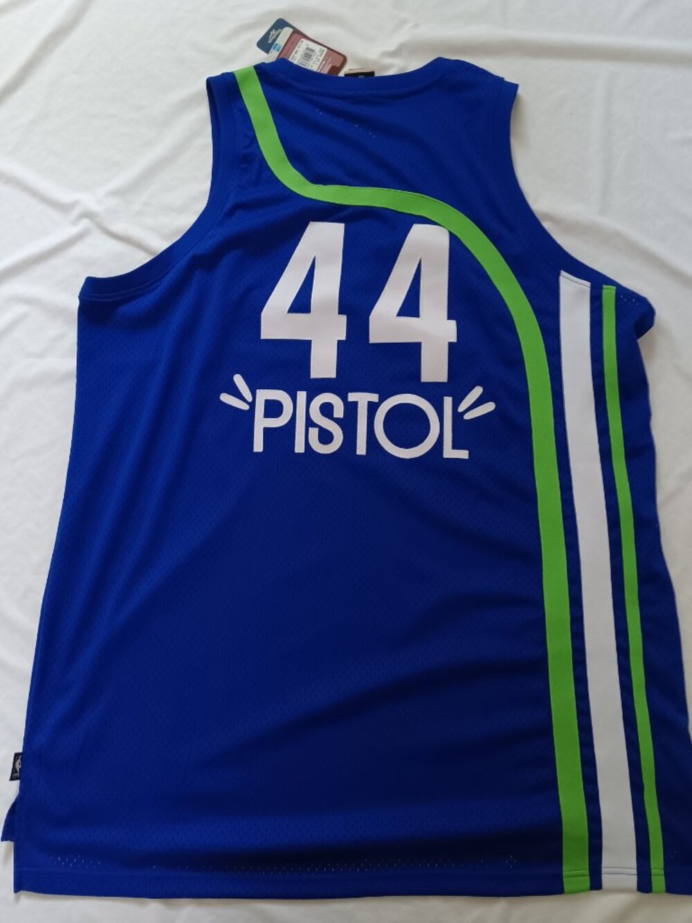 Pete Maravich "Pistol" #44 Atlanta Hawks Reebok Hardwood Classic NBA Jersey 3XL